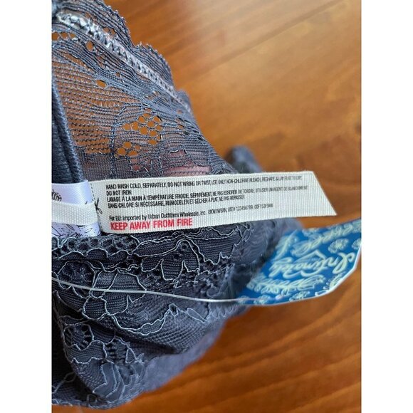Free People Intimately Storm Bandeau Tube Lace Strapless Stretch Bralette S - Picture 7 of 9
